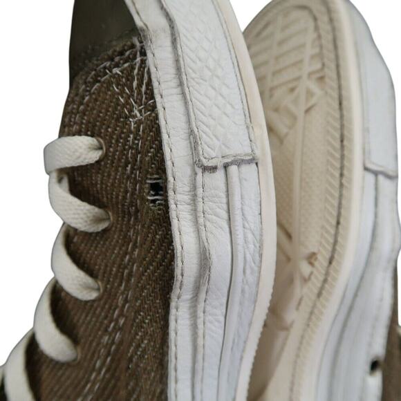 Converse Shoes Womens 10 Sneaker Chuck Taylor All Star Premium Wool Gothic Olive - Picture 11 of 16